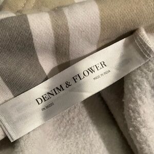 Denim & Flower Hoodie